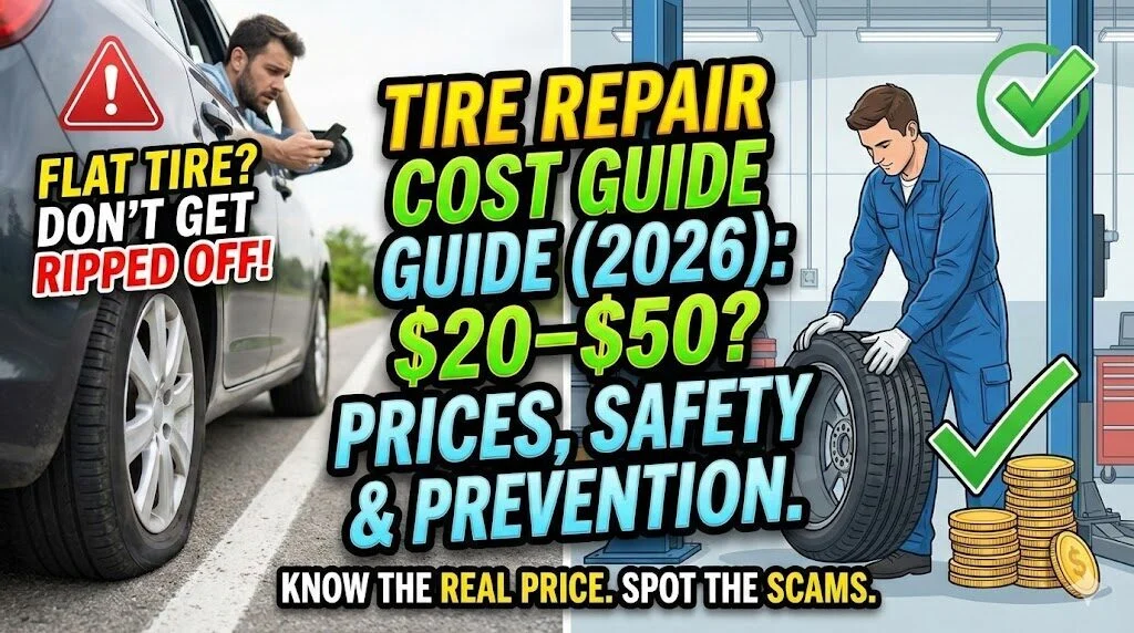 Tire Repair Cost Guide (2026) Prices, Safety & Rip-Off Prevention
