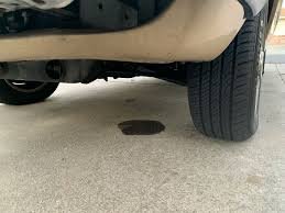 clear fluid leaking from car