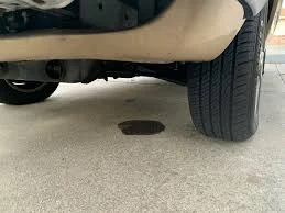 clear fluid leaking from car