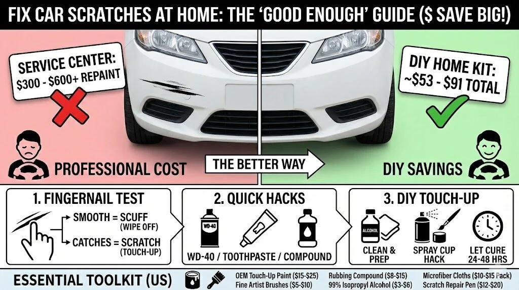 Fix Car Scratches at Home