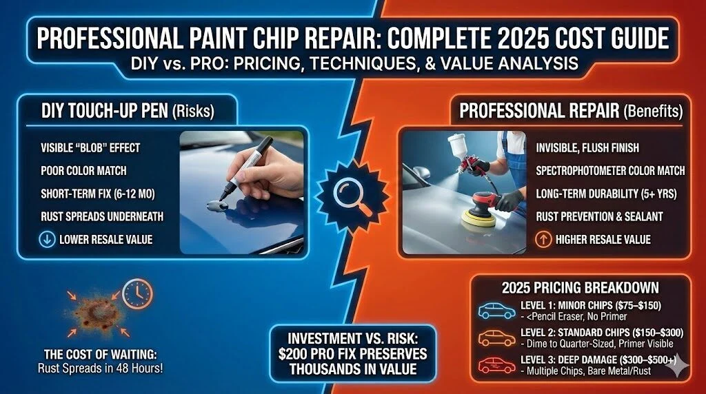 Professional Paint Chip Repair