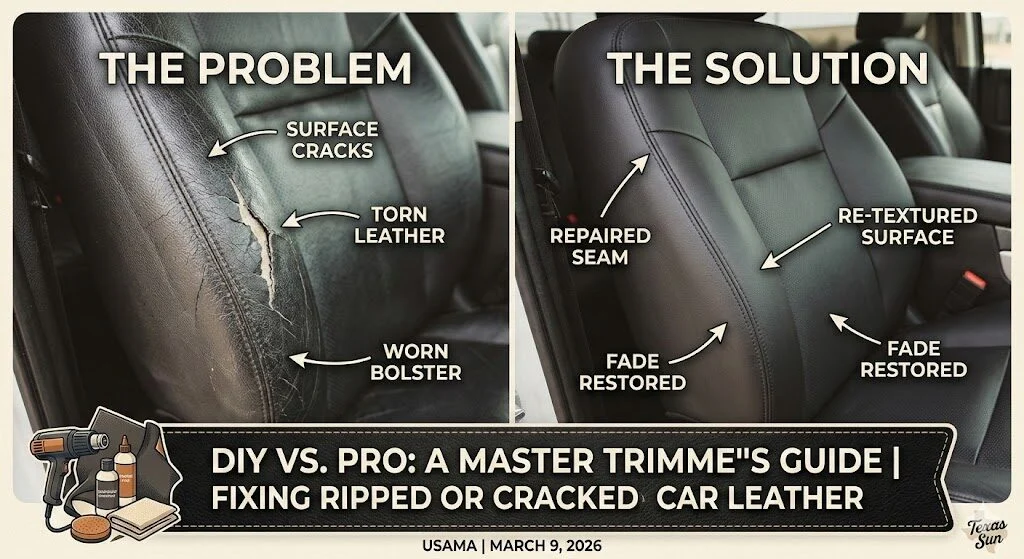 Leather Car Seat Maintenance and Repair