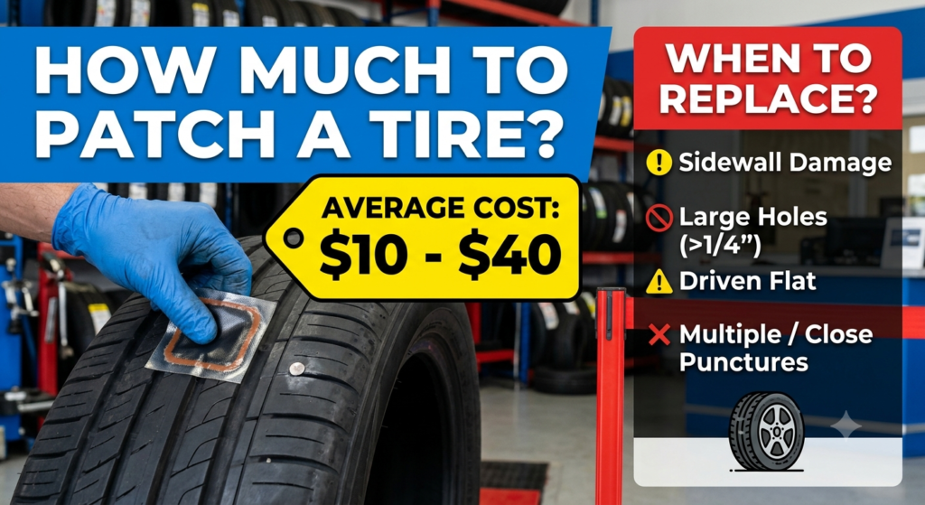 how much to patch a tire