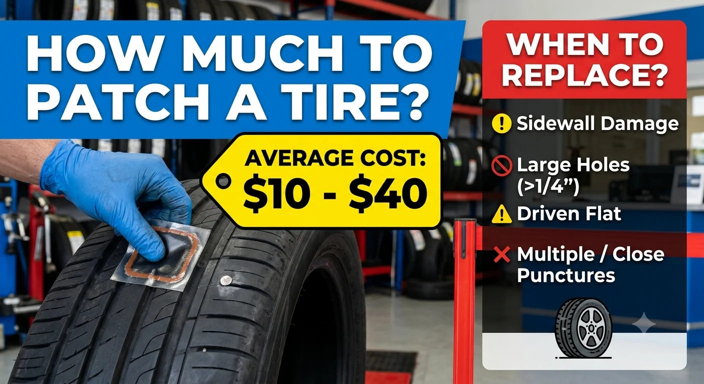 how much to patch a tire