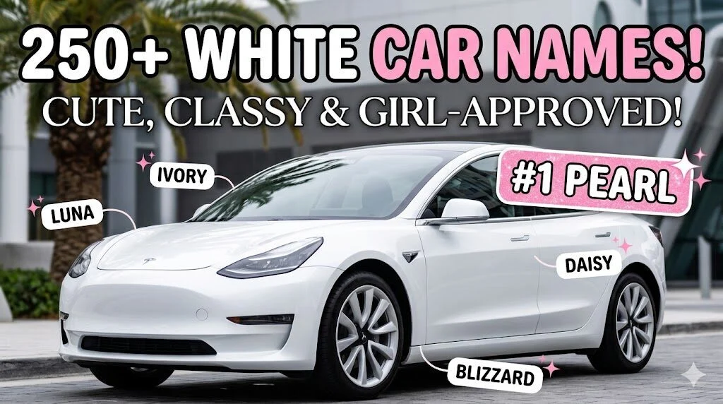 WHITE CARS NAME