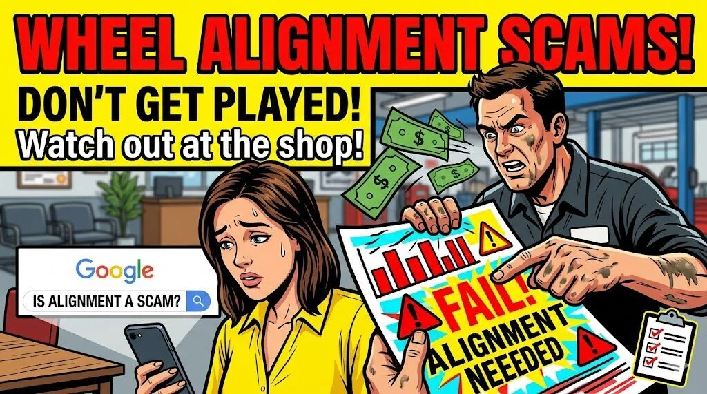 Wheel Alignment Upsell Scams