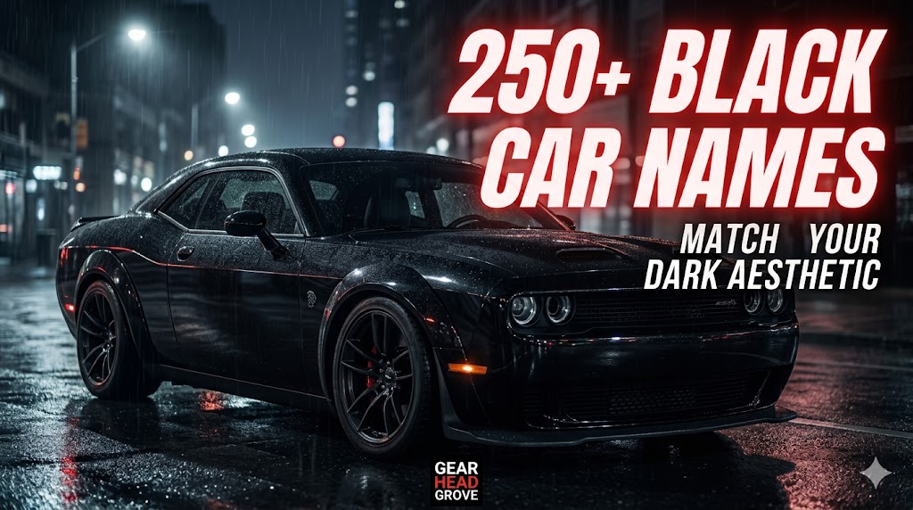 black car names