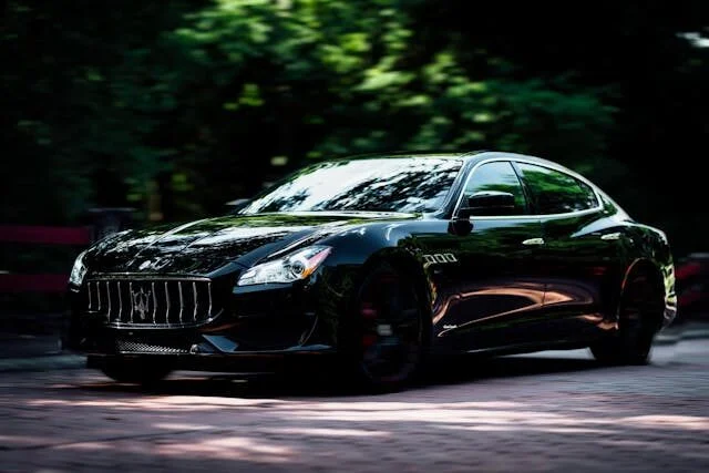 Dark and Elegant Black Car