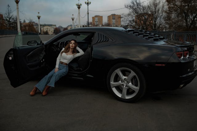 Female-Inspired Black Car