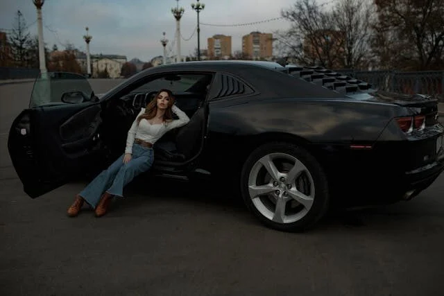 Female-Inspired Black Car