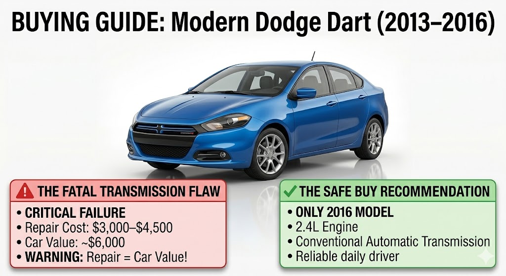 Modern Dodge Dart (2013–2016) — promise that never quite delivered