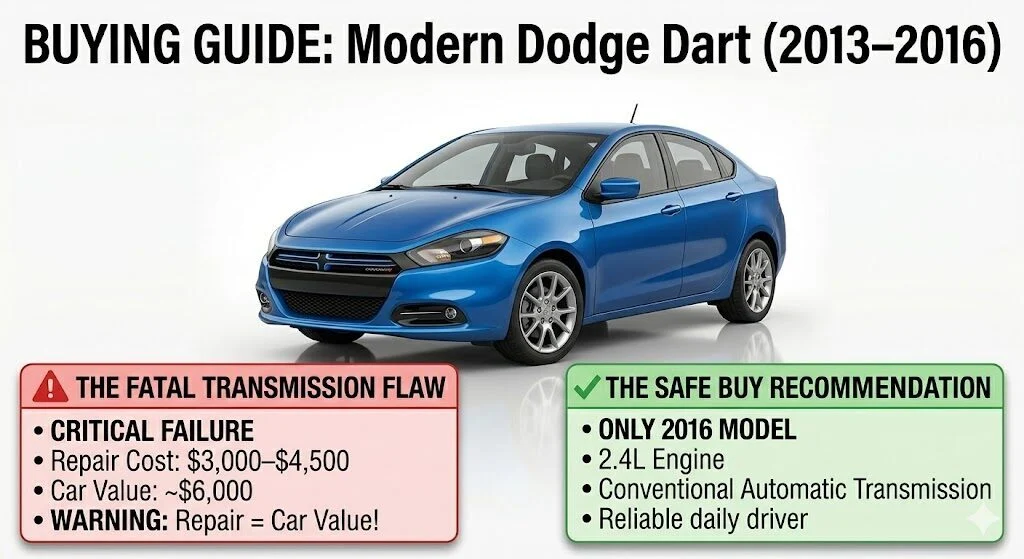 Modern Dodge Dart (2013–2016) — promise that never quite delivered