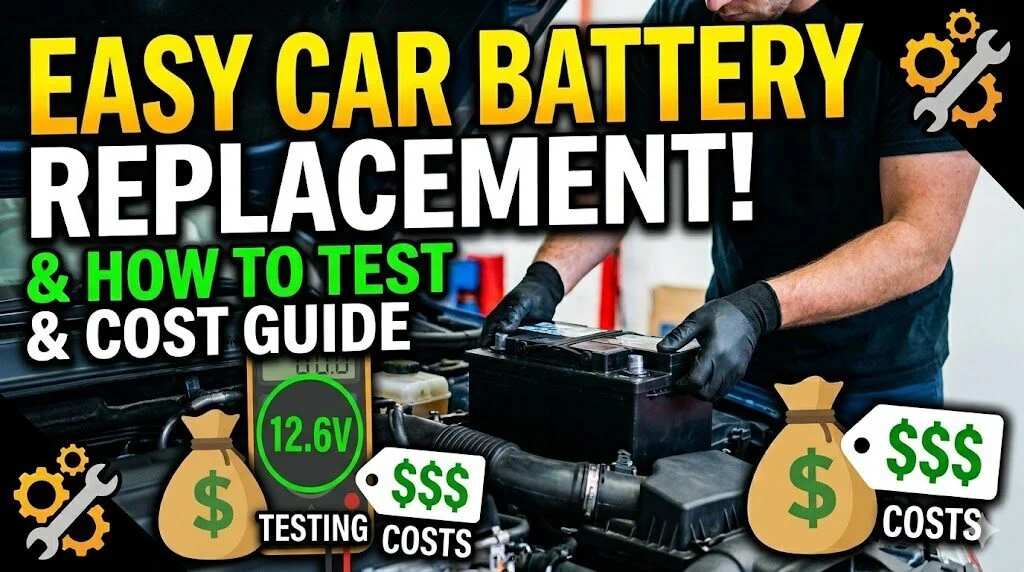 Car Battery Replacement Cost, Testing & How-To Guide
