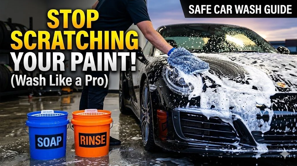 how to wash a car