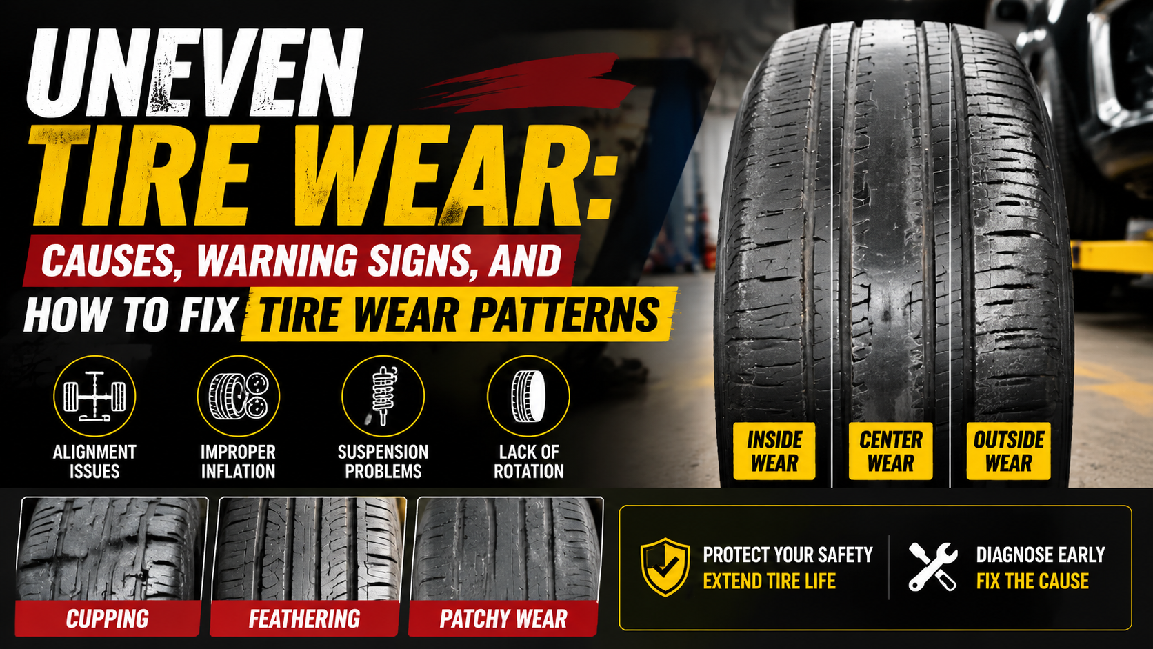 uneven tire wear