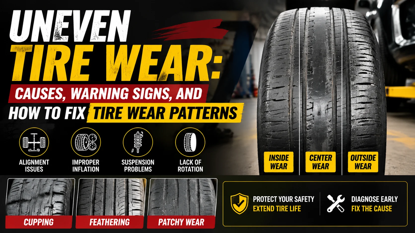 uneven tire wear