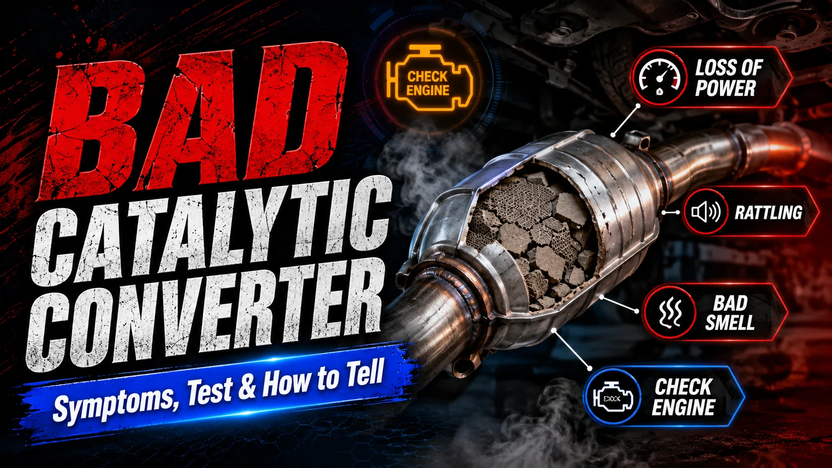 how do i tell if my catalytic converter is bad