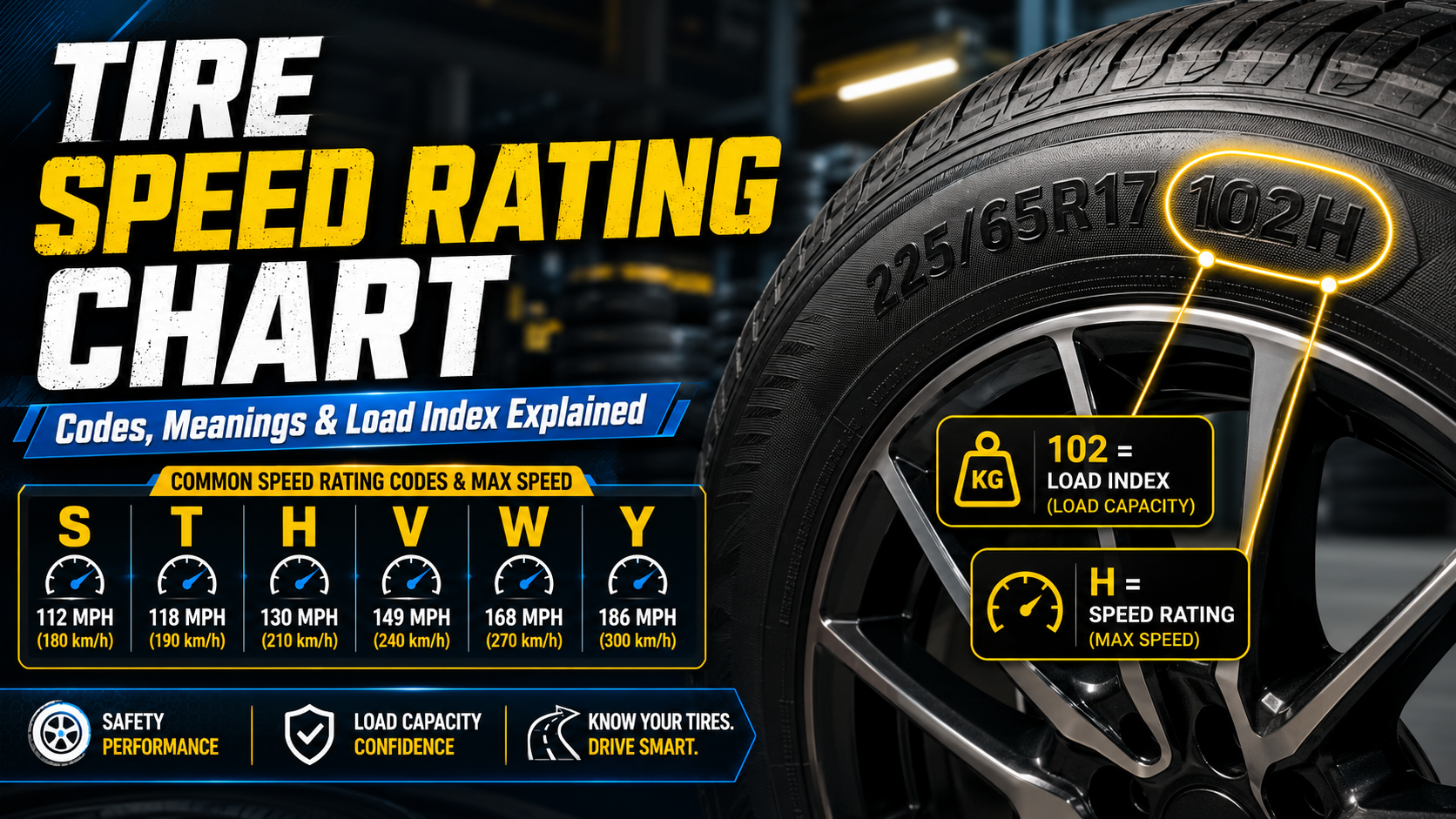 tire speed rating chart