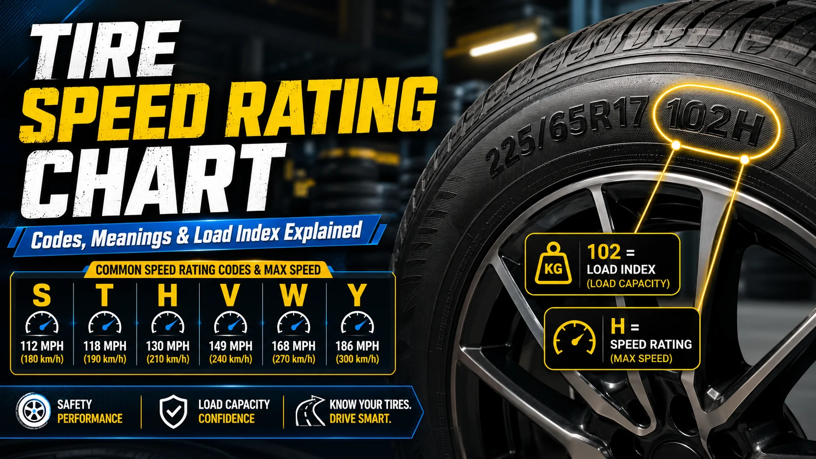 tire speed rating chart