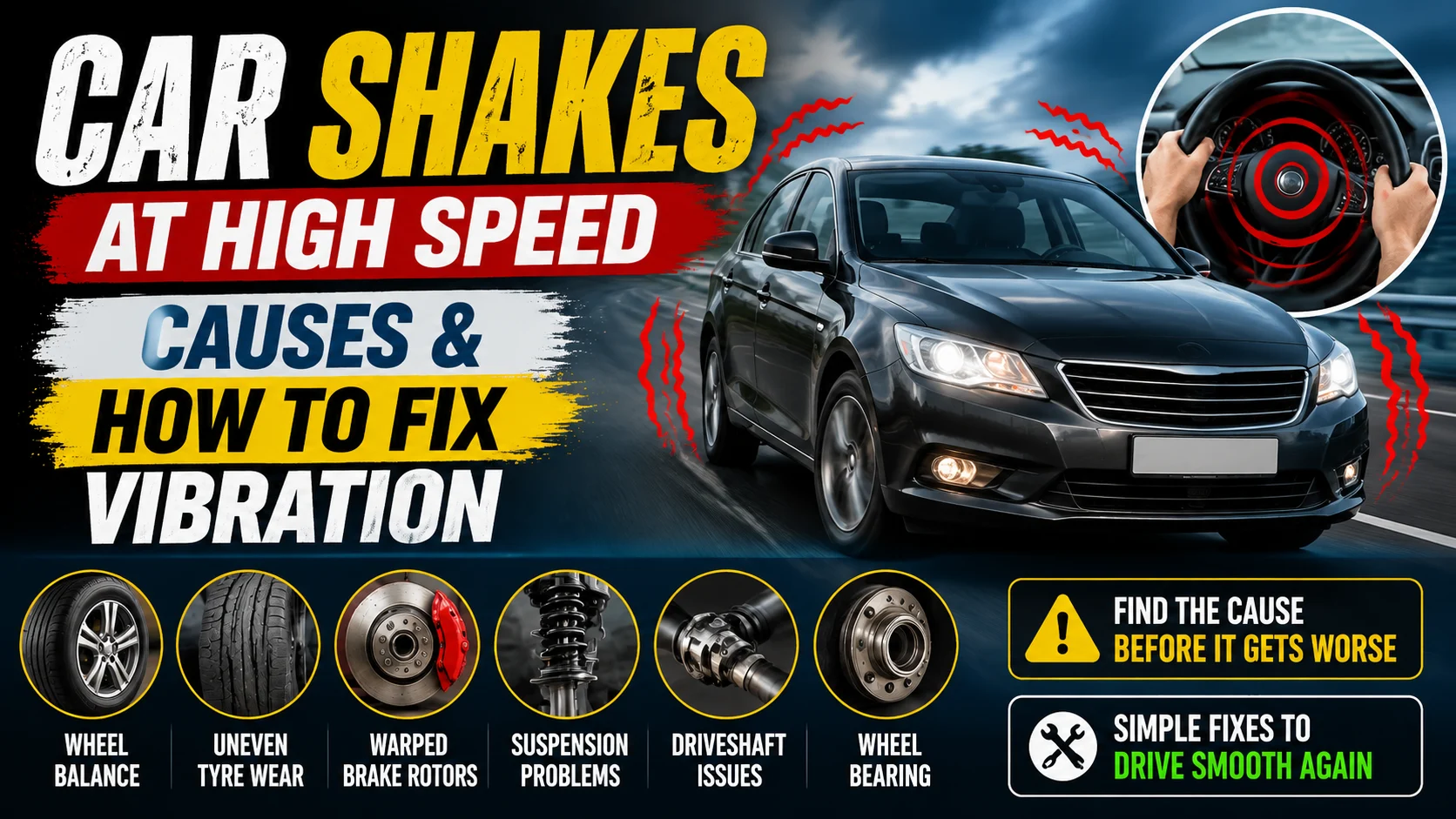 car shaking at high speeds