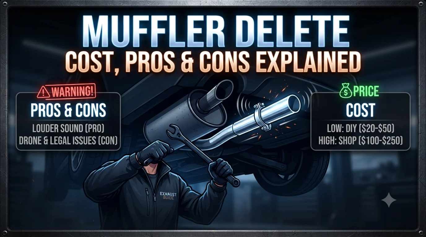 how much is a muffler delete