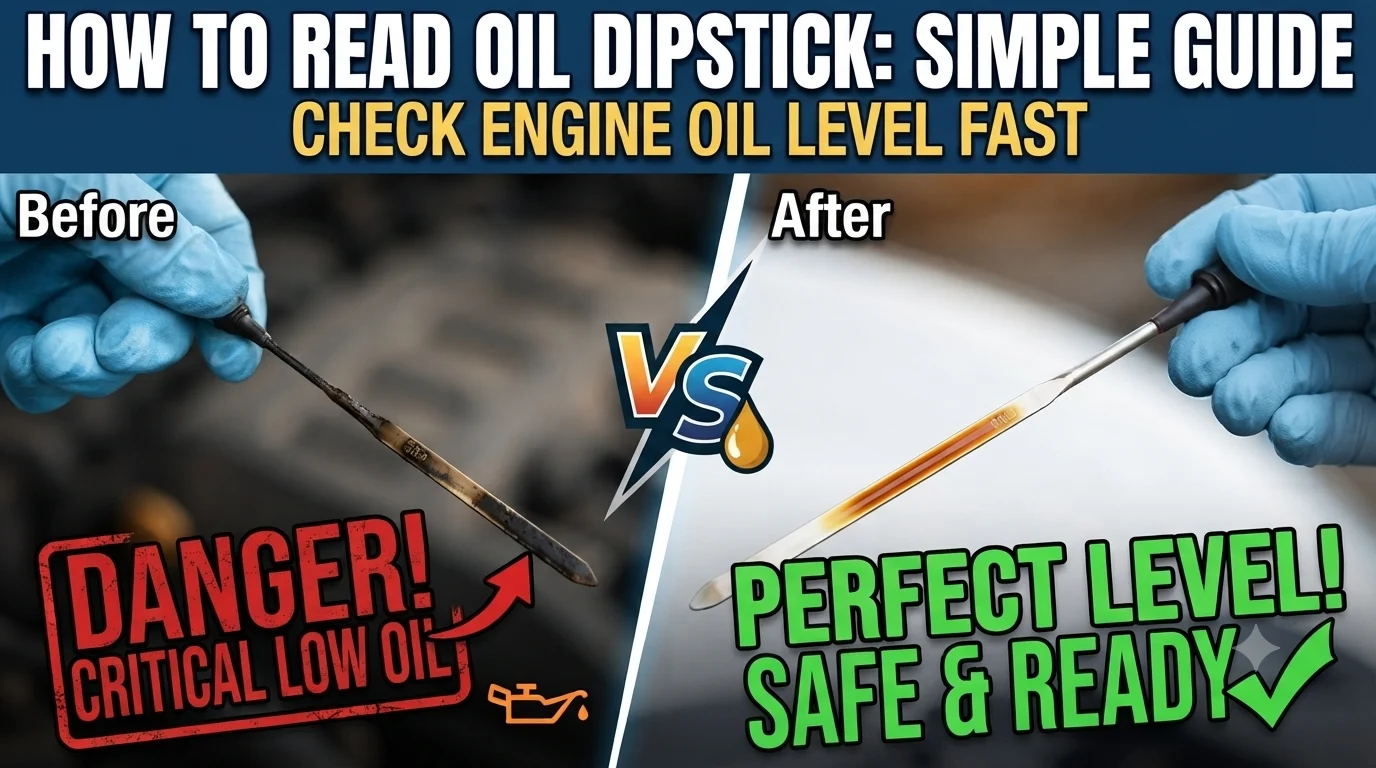 how to read oil dipstick