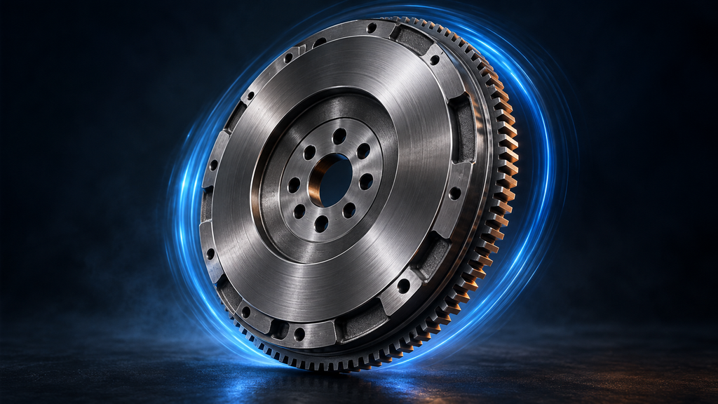 Flywheel illustrating rotational energy and the meaning of a flywheel