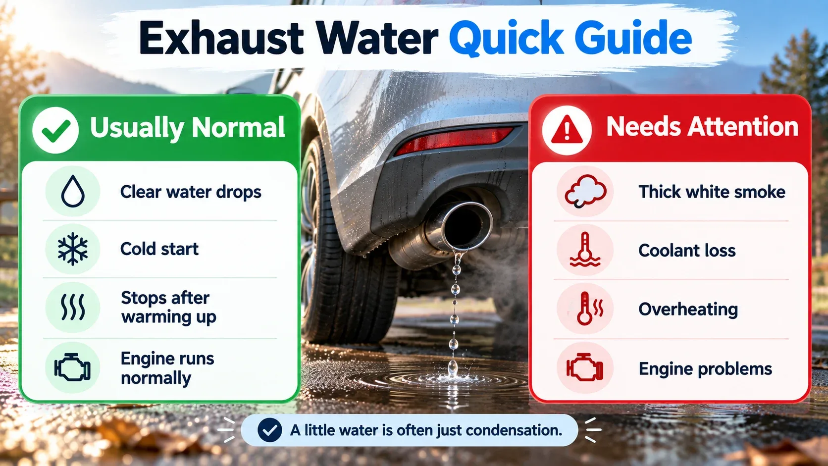 Exhaust condensation final reference guide