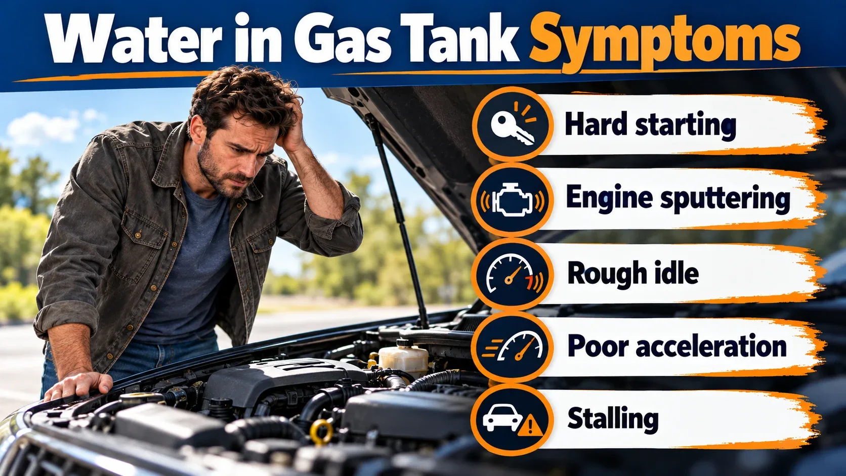 How water affects engine performance