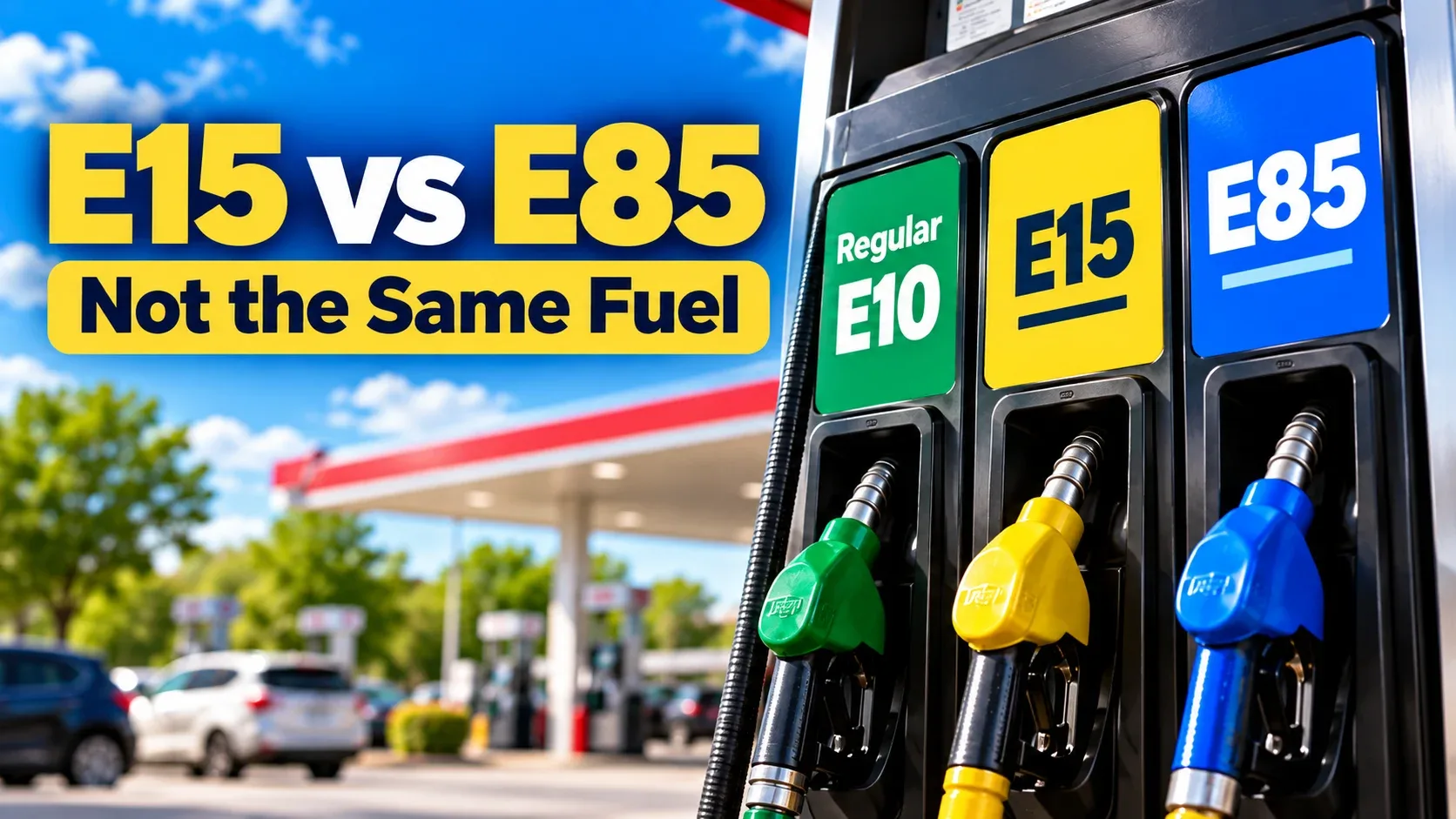 E10 E15 and E85 fuel comparison
