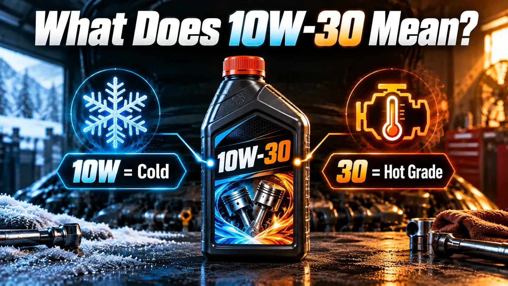 What does 10W-30 motor oil mean