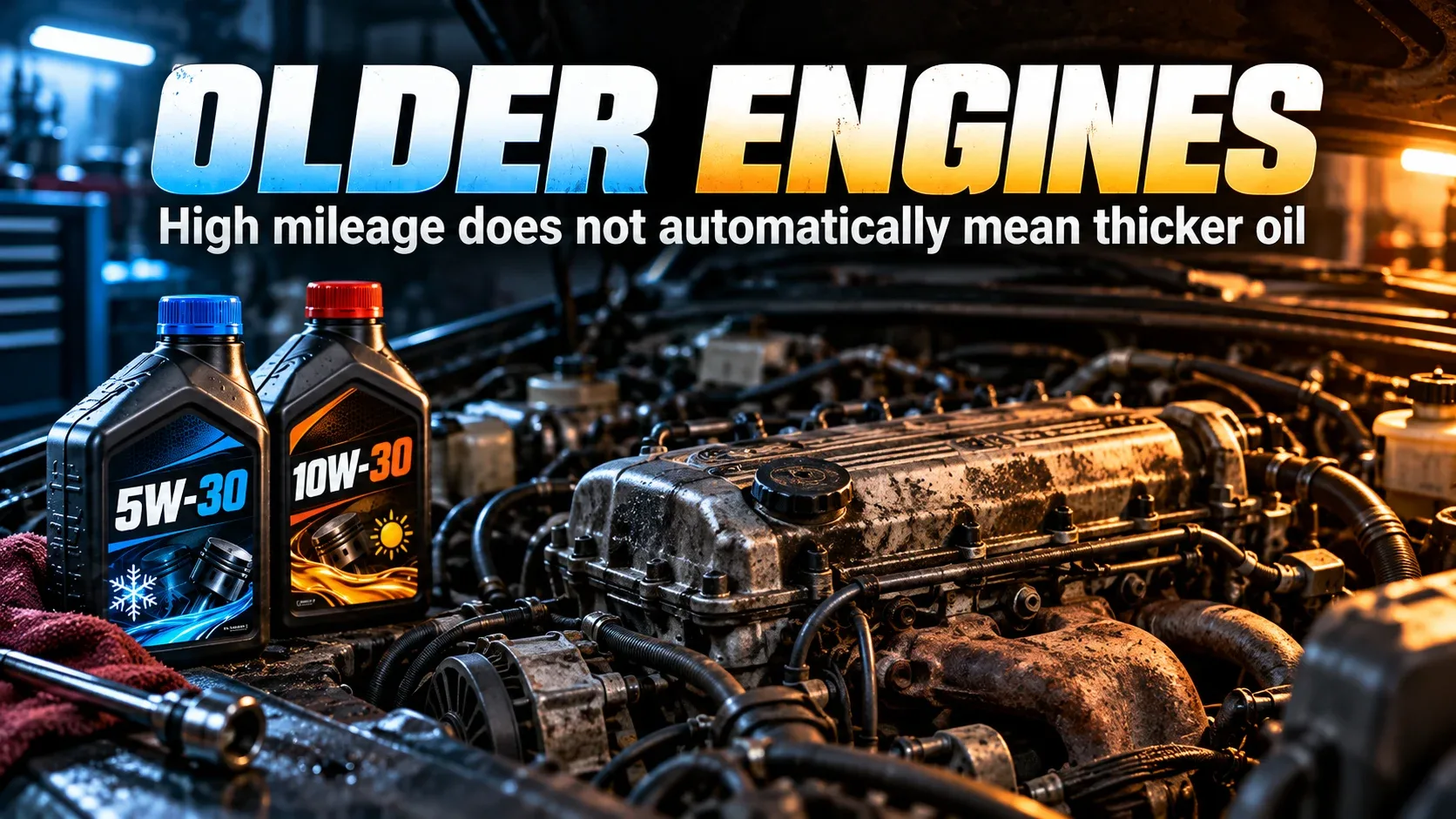 5W-30 vs 10W-30 for older high mileage engines