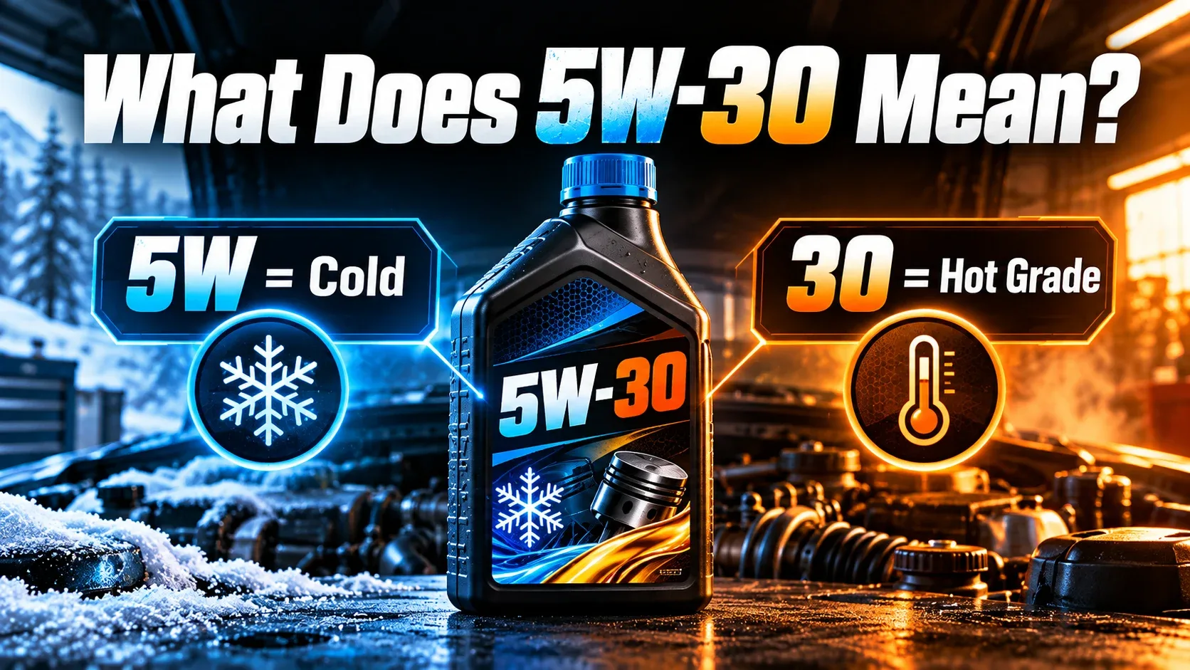 What does 5W-30 motor oil mean