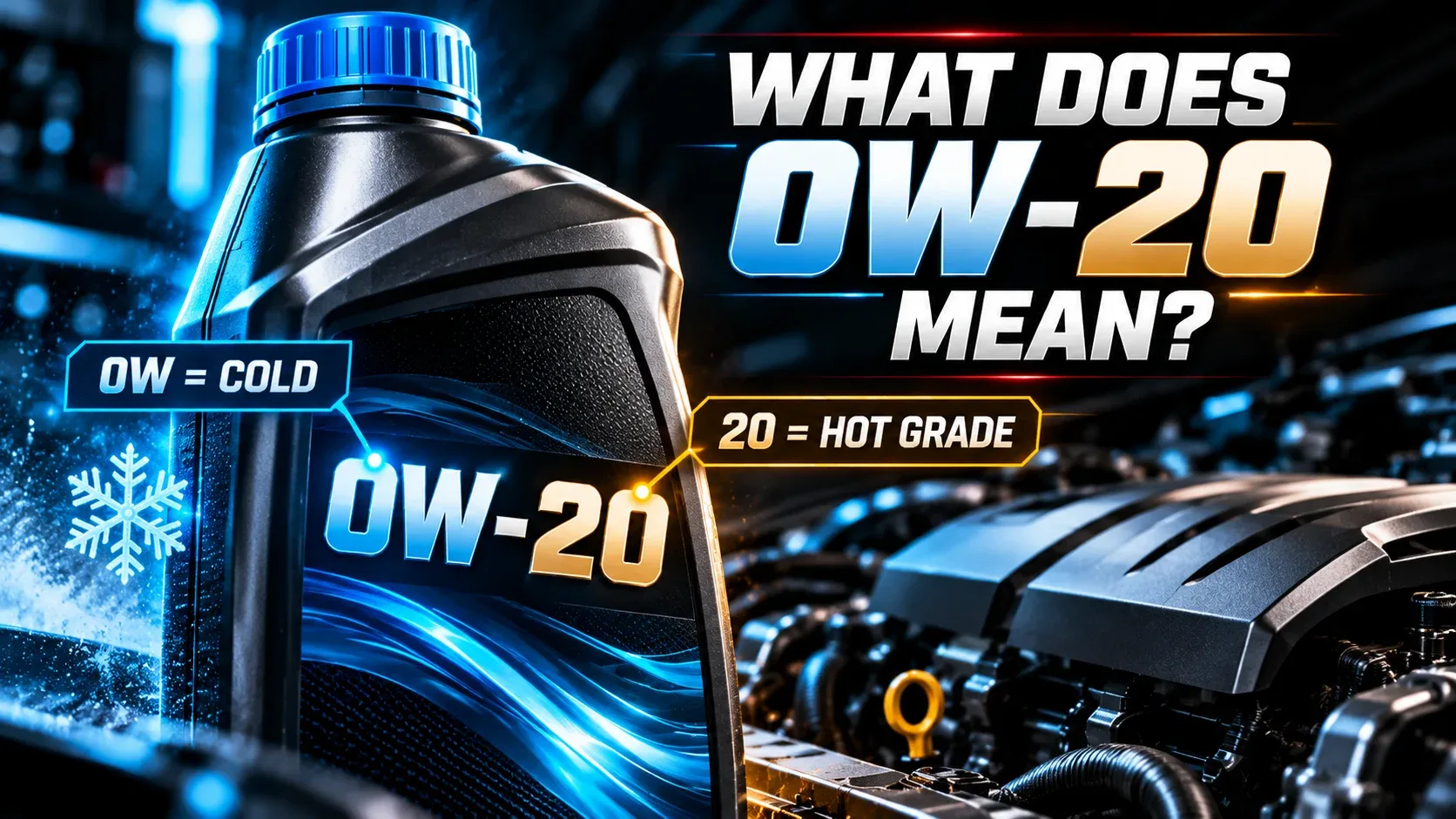 What does 0W-20 motor oil mean
