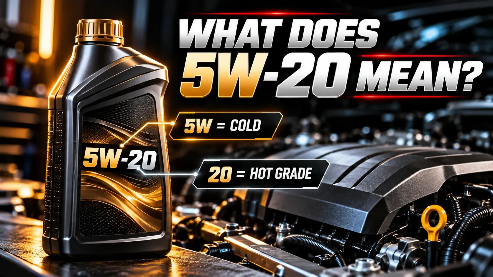 What does 5W-20 motor oil mean