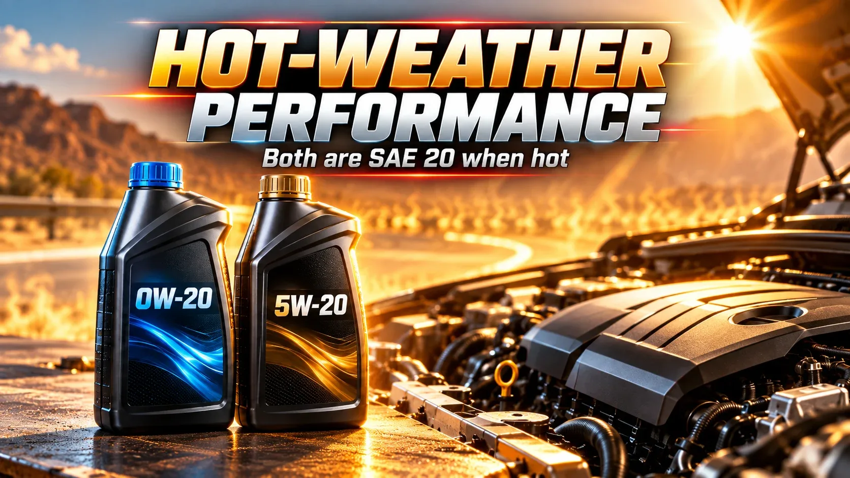 0W-20 and 5W-20 hot weather performance