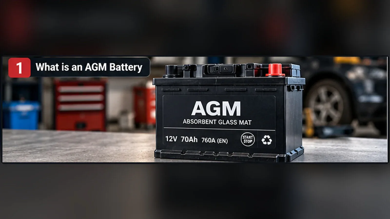 What is an AGM car battery and its absorbent glass mat construction
