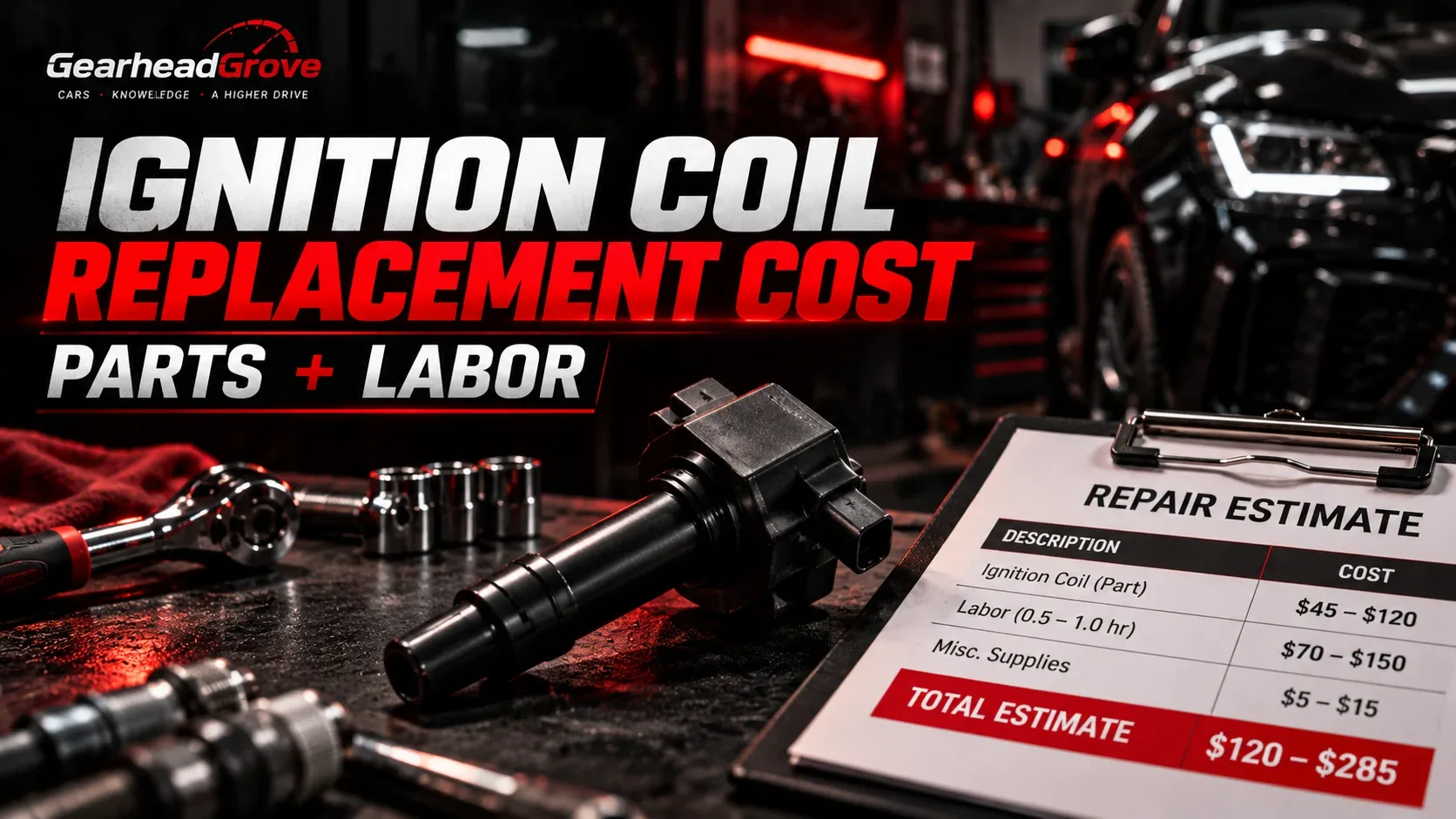 Ignition coil replacement cost including parts and labor