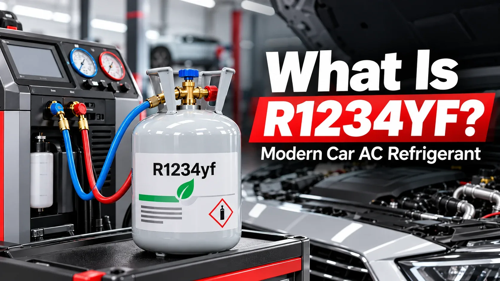 What is R1234yf refrigerant and how it is used in modern vehicle air conditioning systems