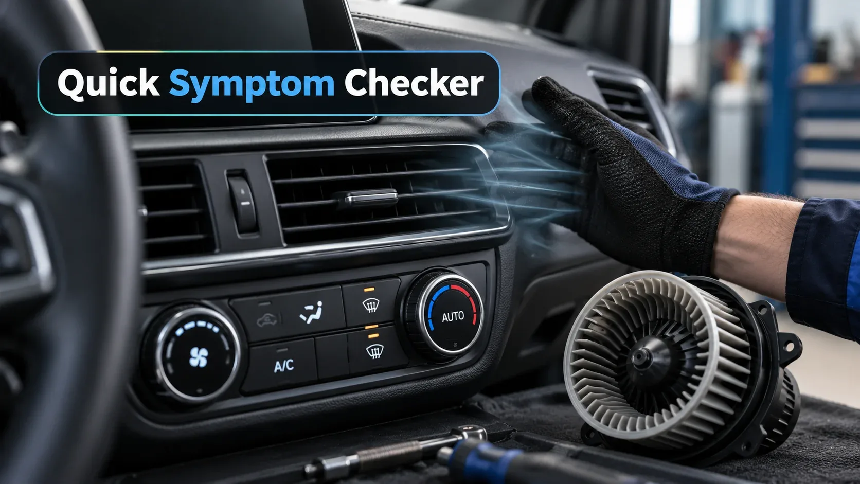Car blower motor problems quick symptom checker