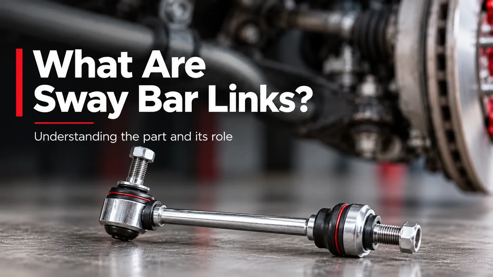 What are sway bar links and what do they do