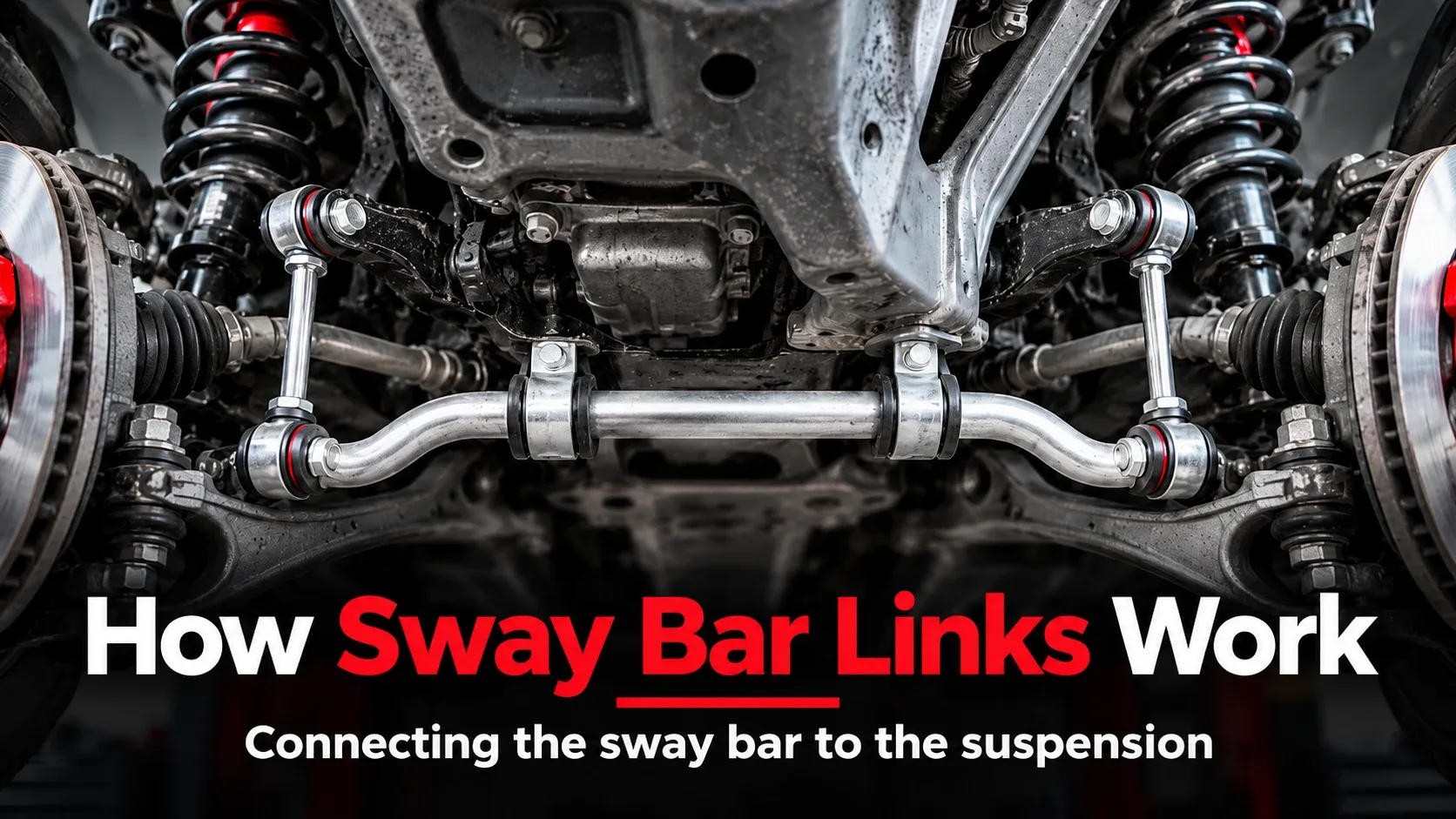 How sway bar links connect the stabilizer bar to the suspension