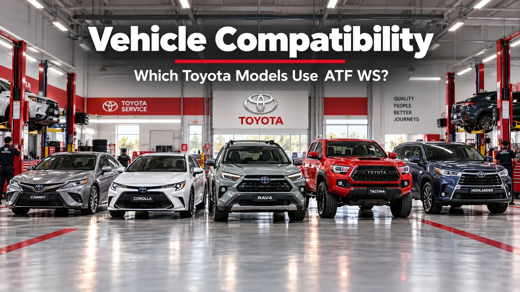 Toyota models and transmission fluid compatibility