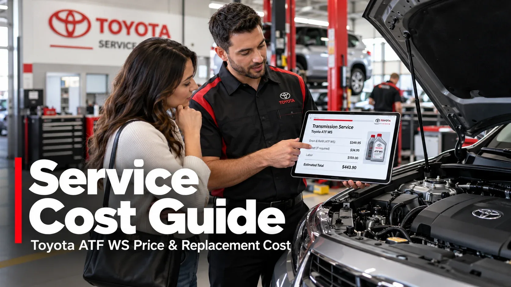 Toyota ATF WS transmission service and replacement cost