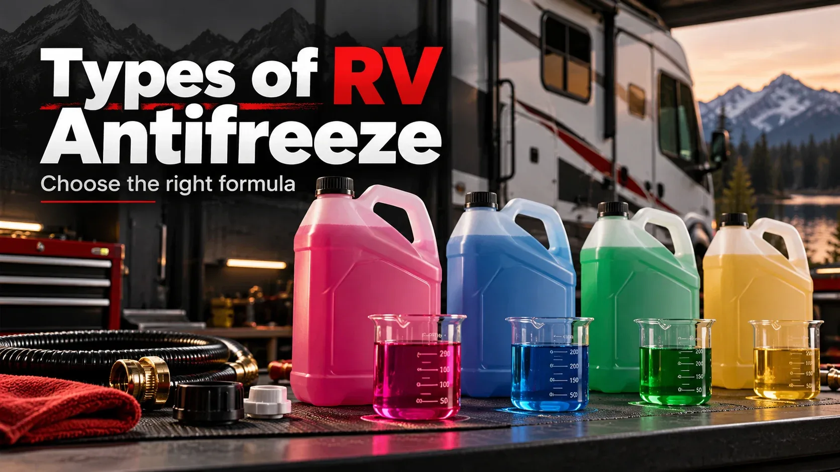 Different types of RV antifreeze formulas