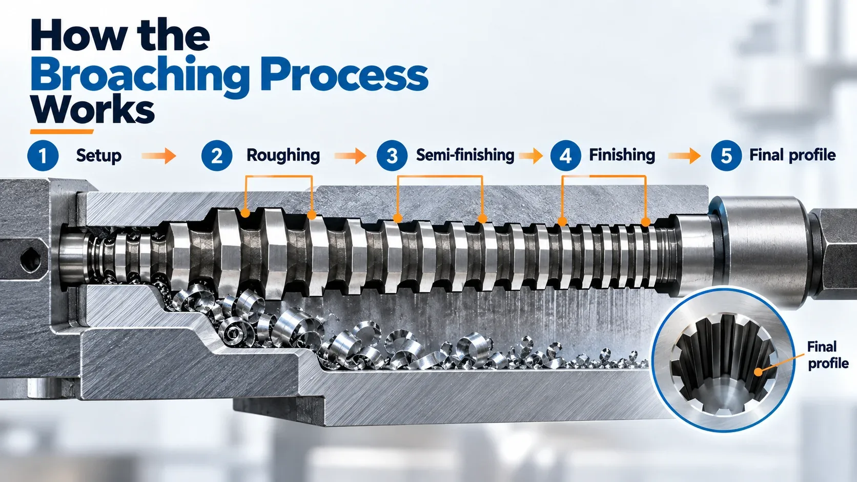 How the broaching process works