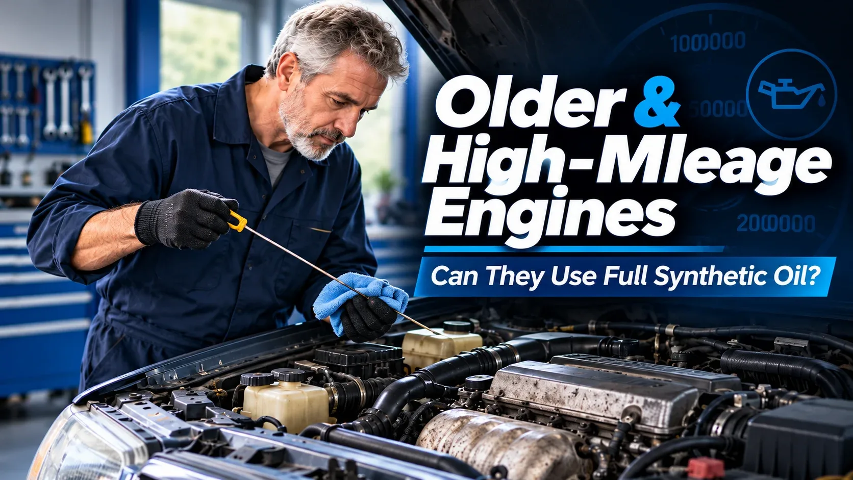 Full synthetic oil for older cars and high-mileage engines