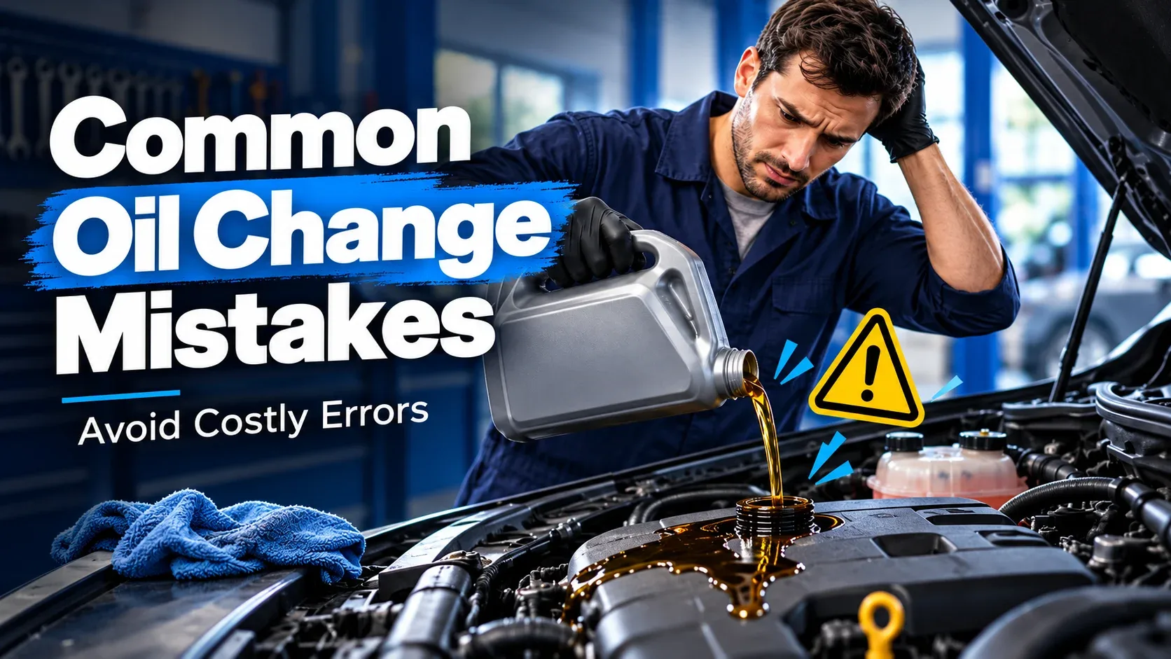 Common engine oil change mistakes and ways to prevent them