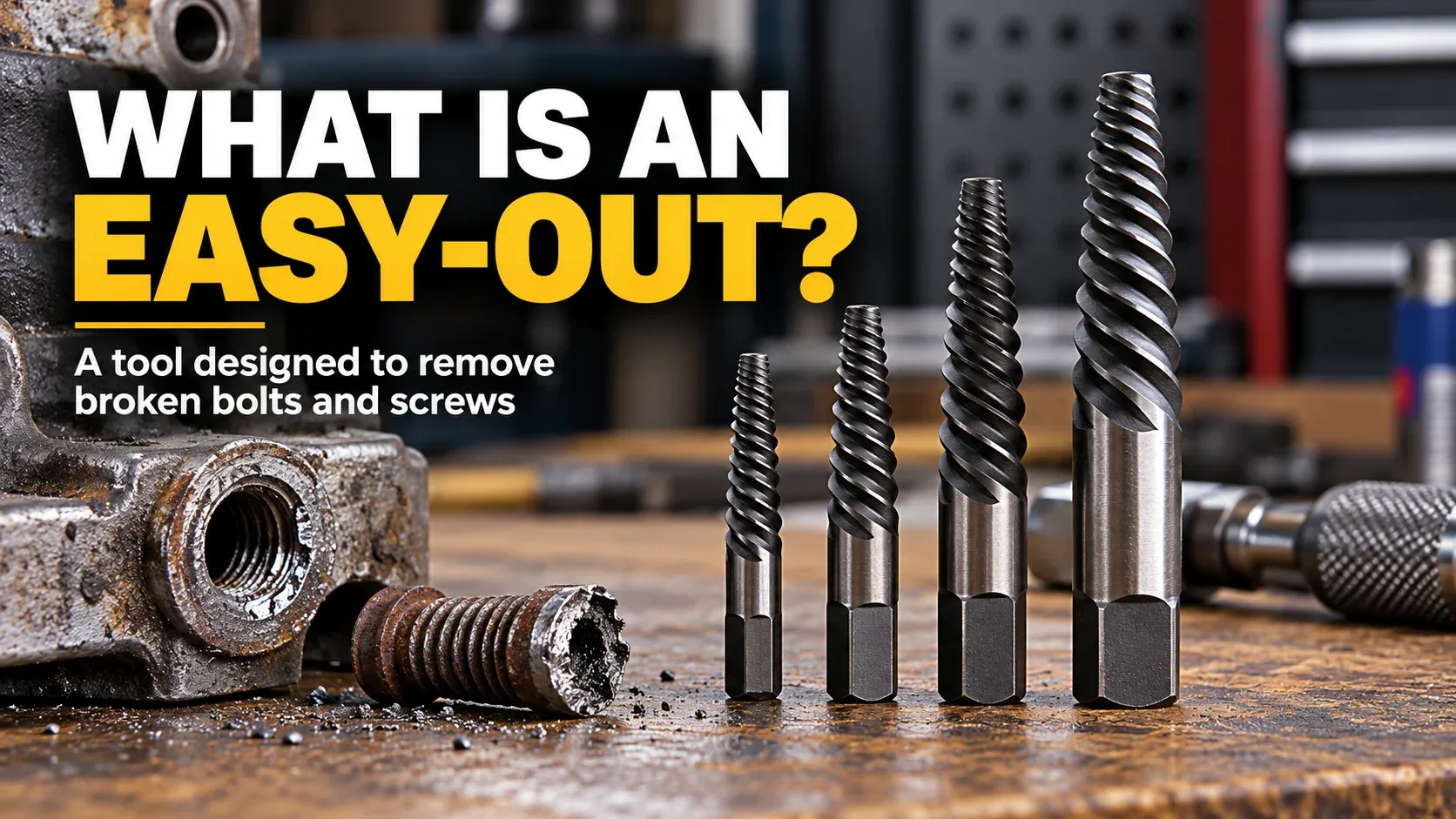 What is an Easy-Out bolt extractor and how it removes damaged fasteners