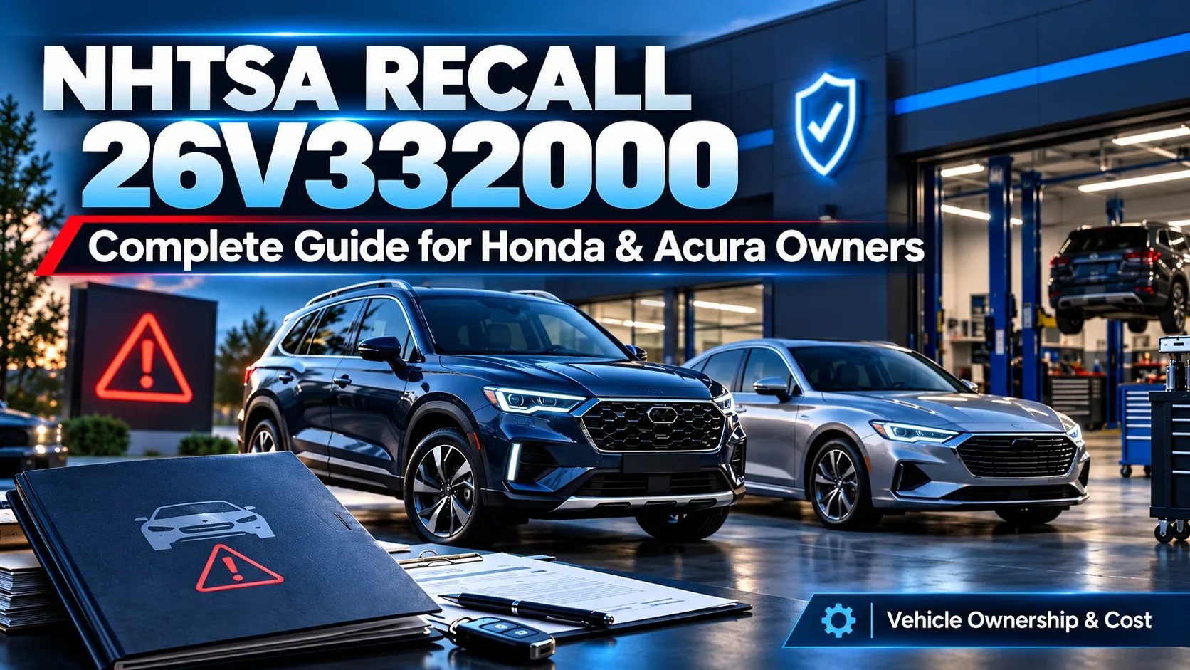 NHTSA recall 26V332000 complete guide for Honda and Acura vehicle owners